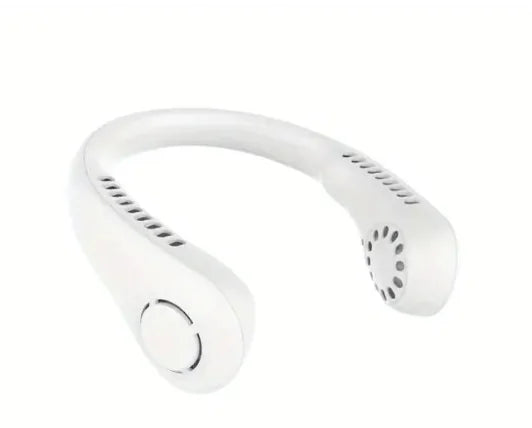 Portable Neck Hanging Mini Leafless Fan (Rechargeable)