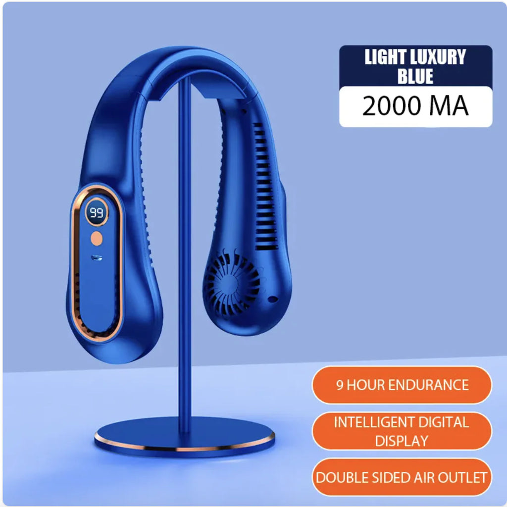 Portable Silent Leafless Hanging Fan