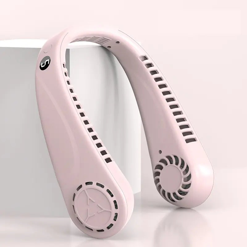 Hanging Neck Bladeless USB Fan for Outdoor Sports