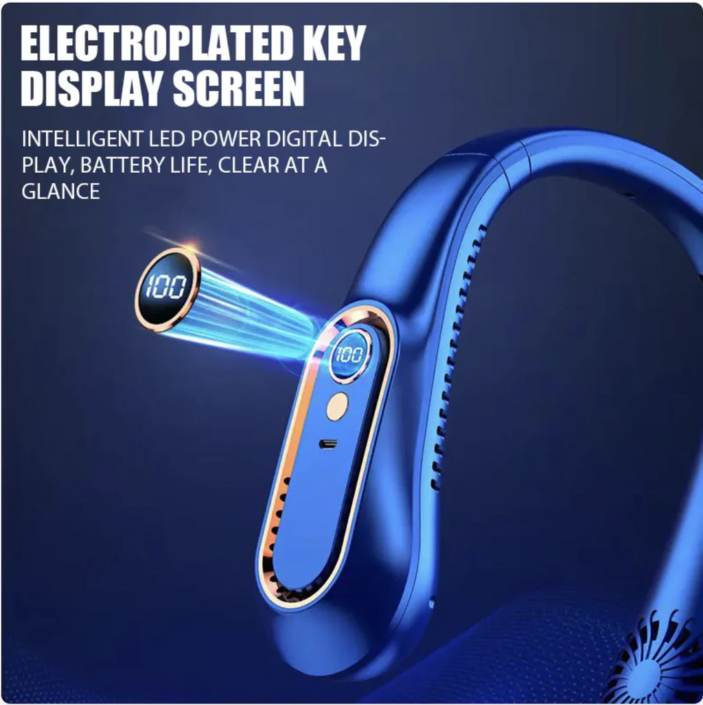 Portable Silent Leafless Hanging Fan