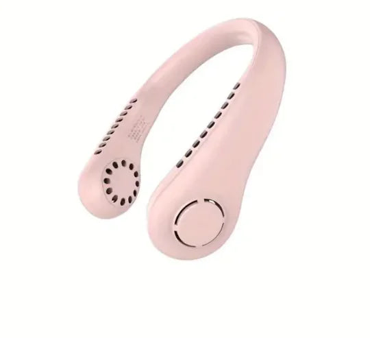 Portable Neck Hanging Mini Leafless Fan (Rechargeable)