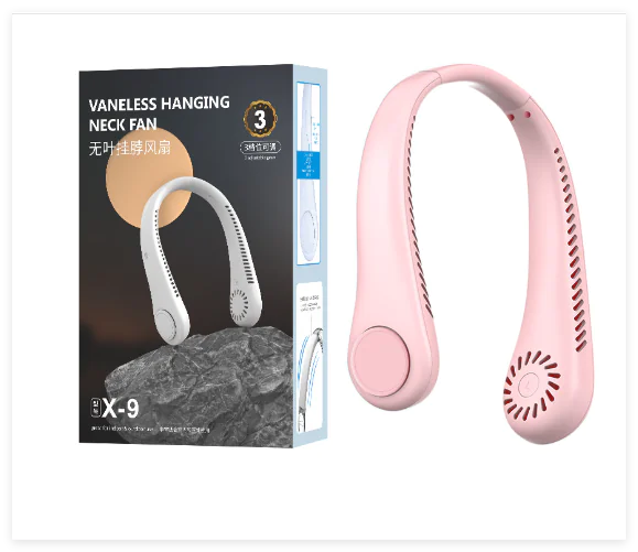 360° Adjustable Portable Neck Fan (USB Rechargeable)