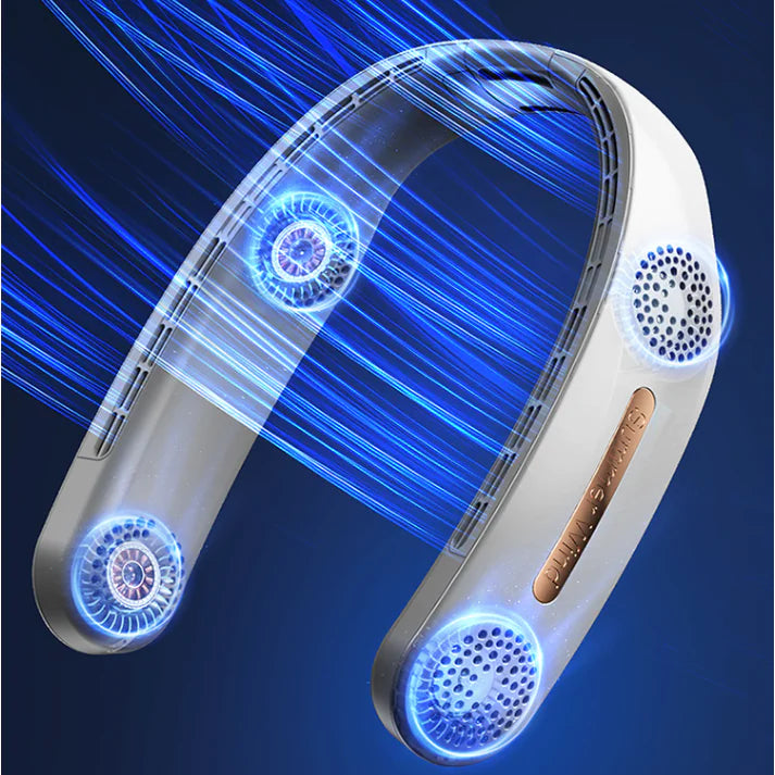 Hanging Neck Bladeless USB Fan for Outdoor Sports