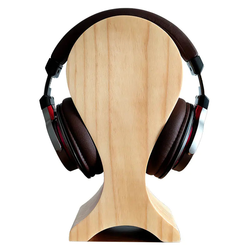Wooden Headphone Stand - Creative Fish-Shaped Display